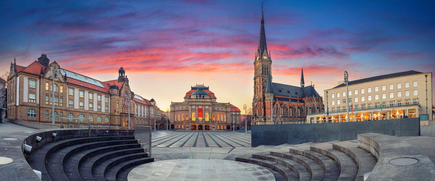 Theatre Square of Chemnitz